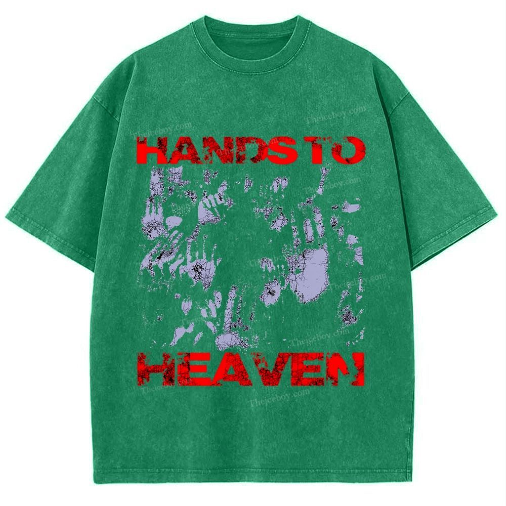 Hands To Heaven Snowflake Vintage Washed T-Shirt