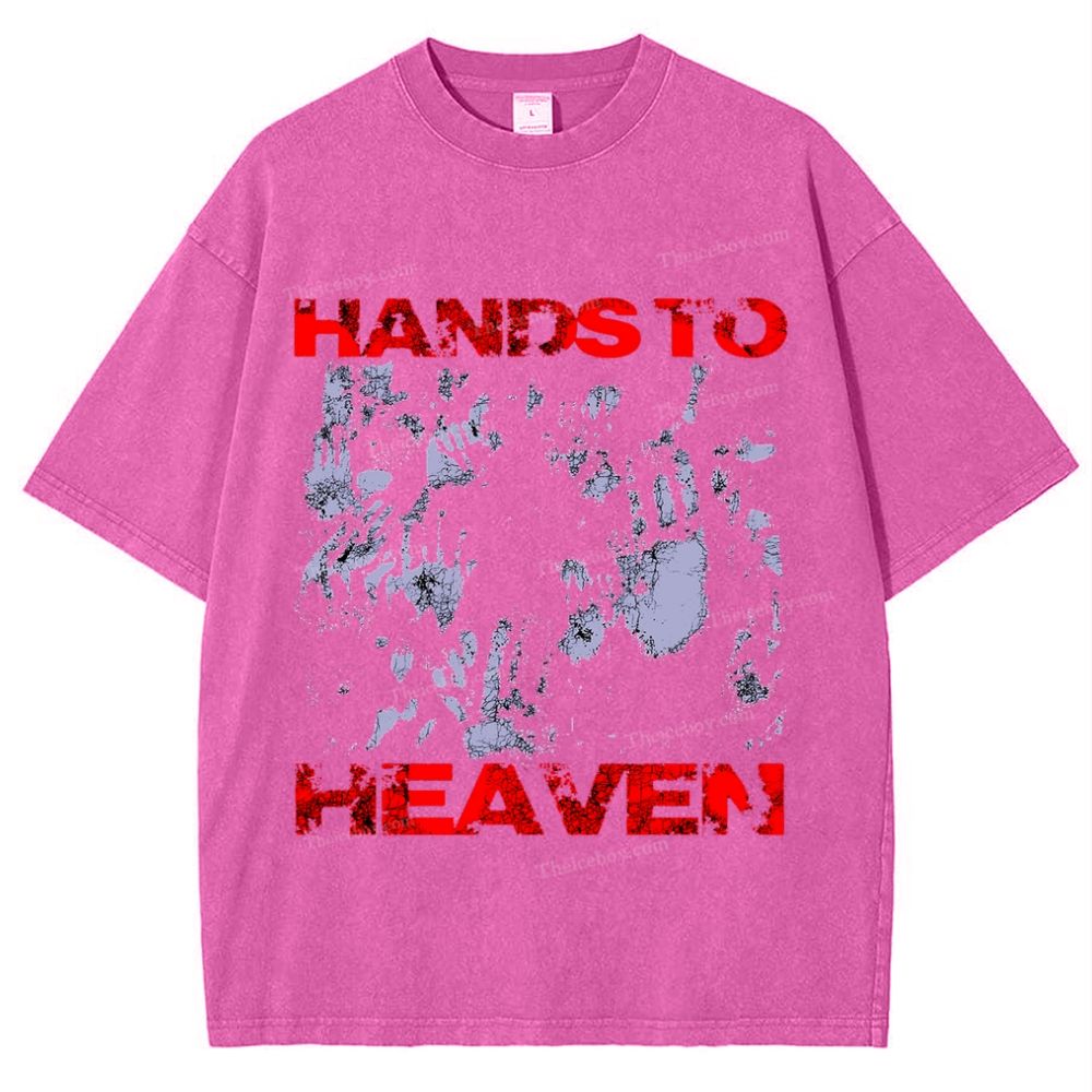 Hands To Heaven Snowflake Vintage Washed T-Shirt