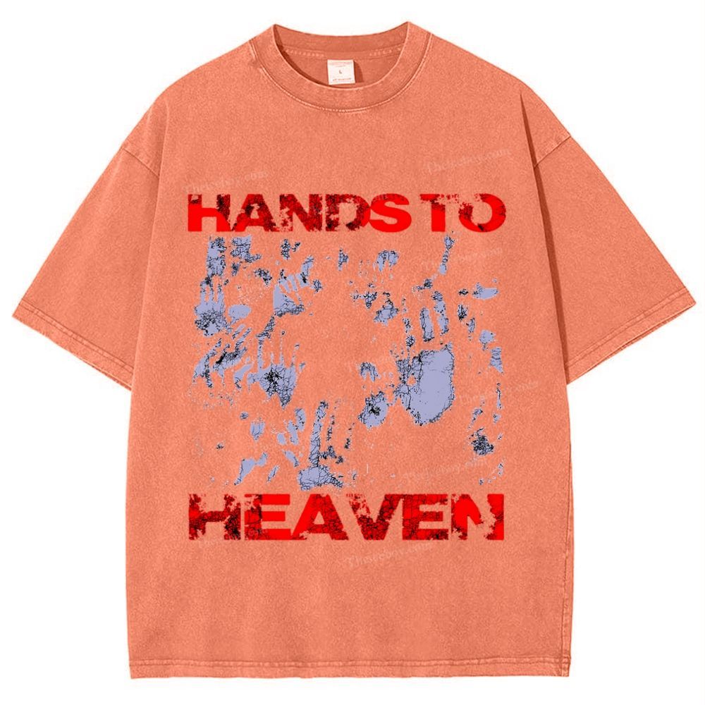 Hands To Heaven Snowflake Vintage Washed T-Shirt