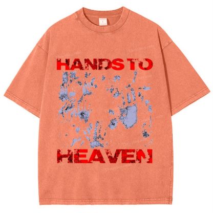 Hands To Heaven Snowflake Vintage Washed T-Shirt