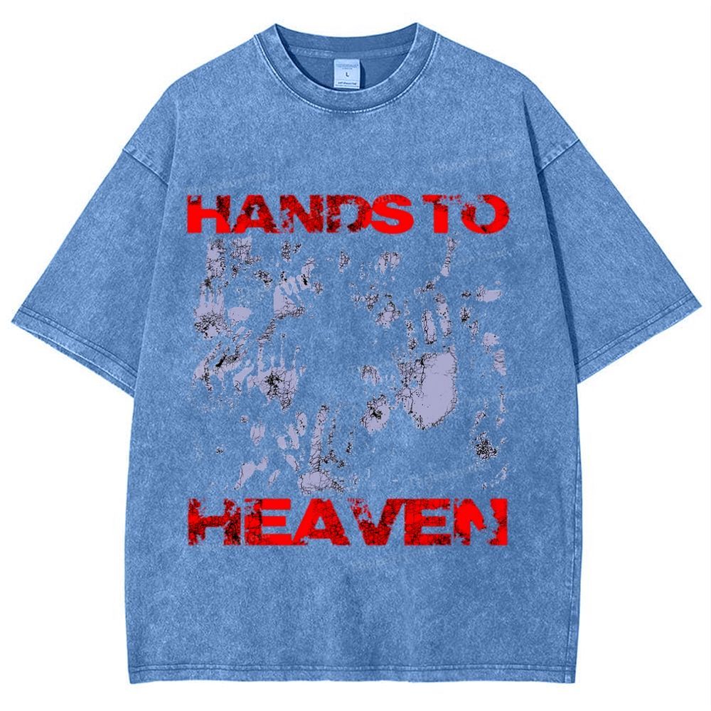 Hands To Heaven Snowflake Vintage Washed T-Shirt