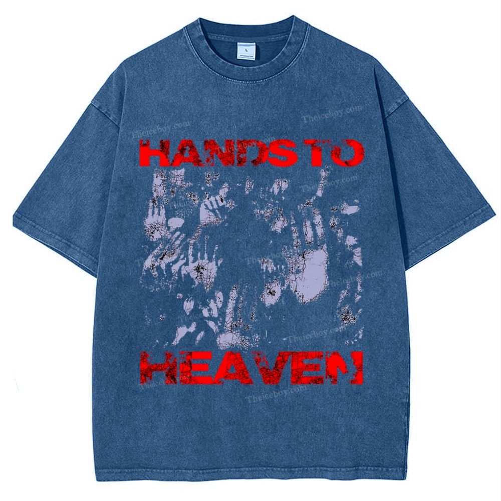 Hands To Heaven Snowflake Vintage Washed T-Shirt