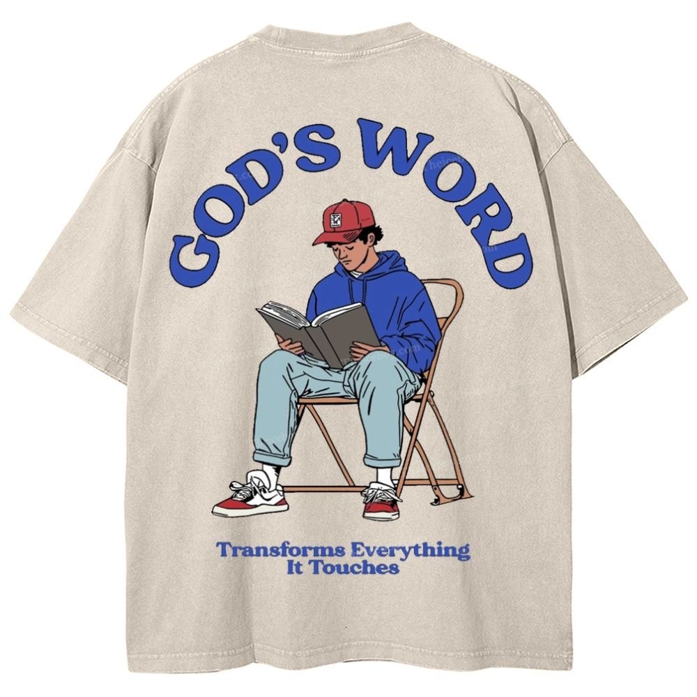 God's Word Snowflake Vintage Washed T-Shirt