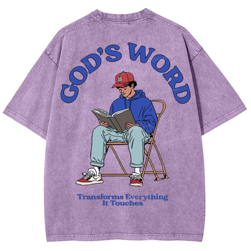 God's Word Snowflake Vintage Washed T-Shirt