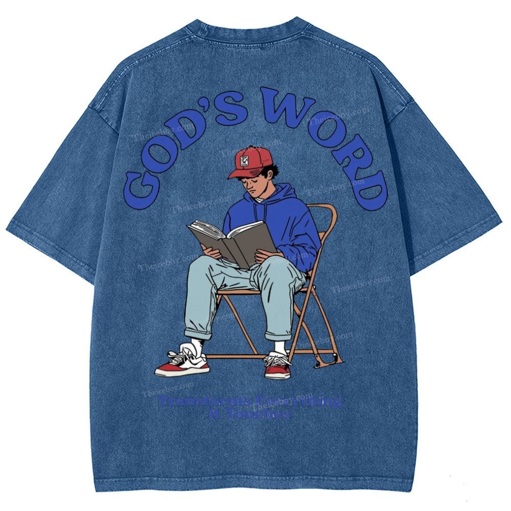 God's Word Snowflake Vintage Washed T-Shirt