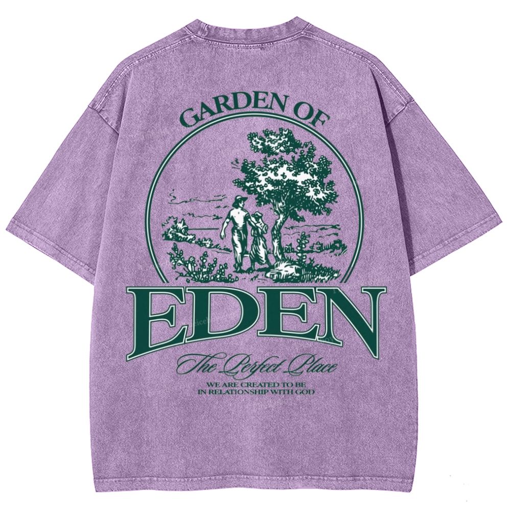 Garden Of Eden Snowflake Vintage Washed T-Shirt