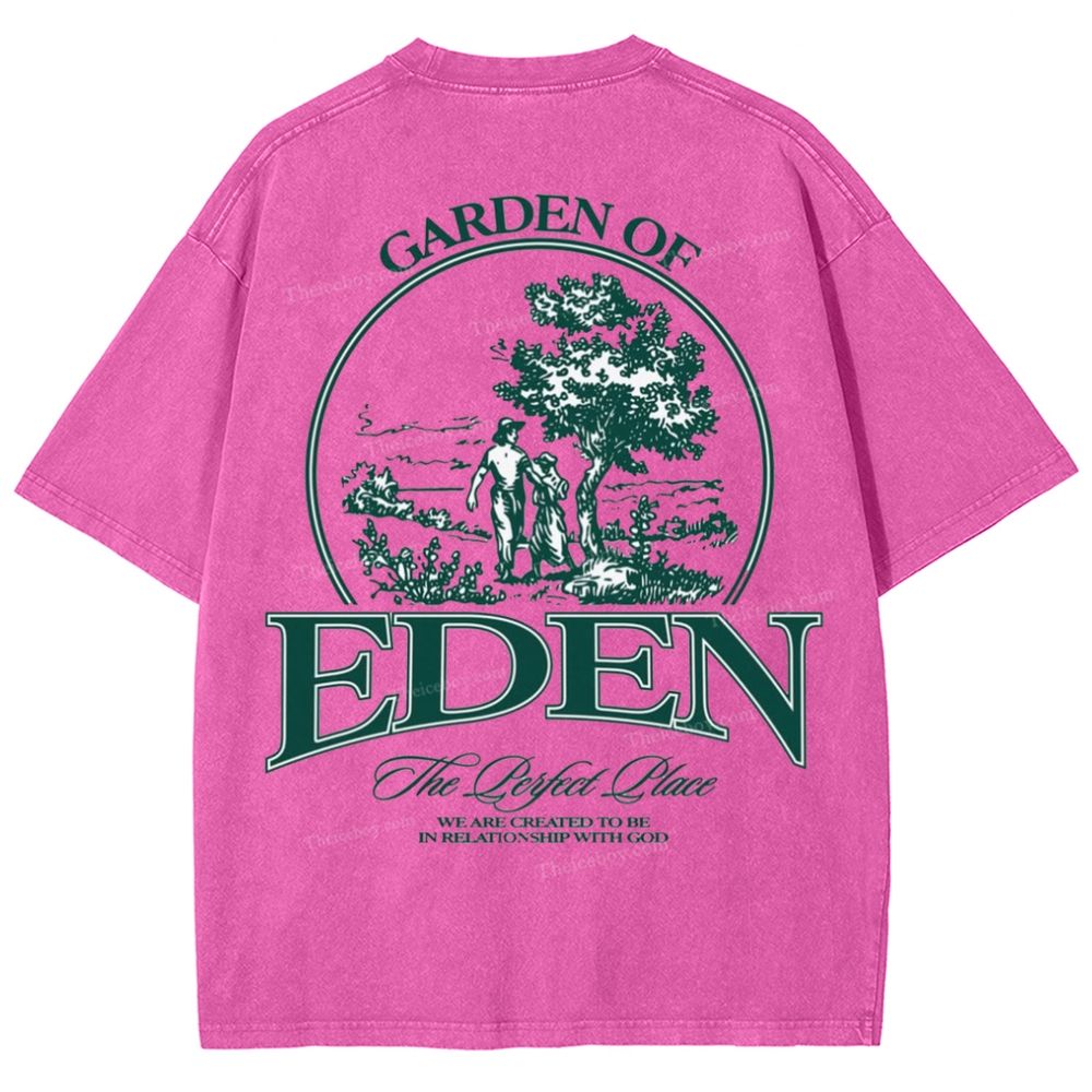 Garden Of Eden Snowflake Vintage Washed T-Shirt
