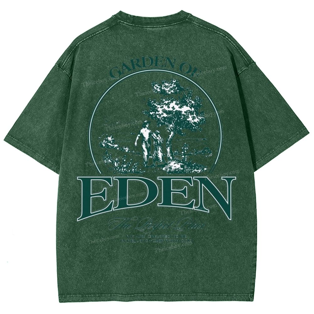 Garden Of Eden Snowflake Vintage Washed T-Shirt