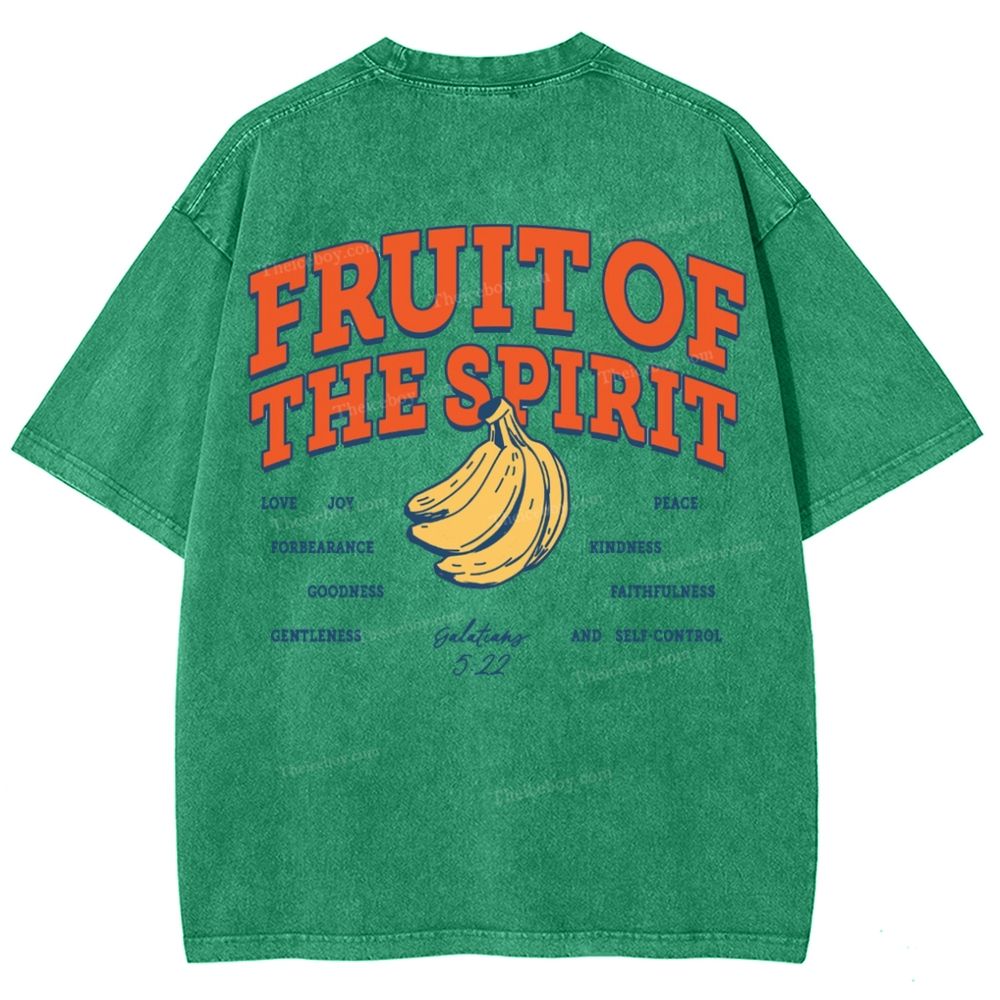 Fruit Of The Spirit Snowflake Vintage Washed T-Shirt
