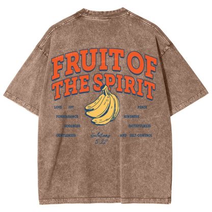 Fruit Of The Spirit Snowflake Vintage Washed T-Shirt