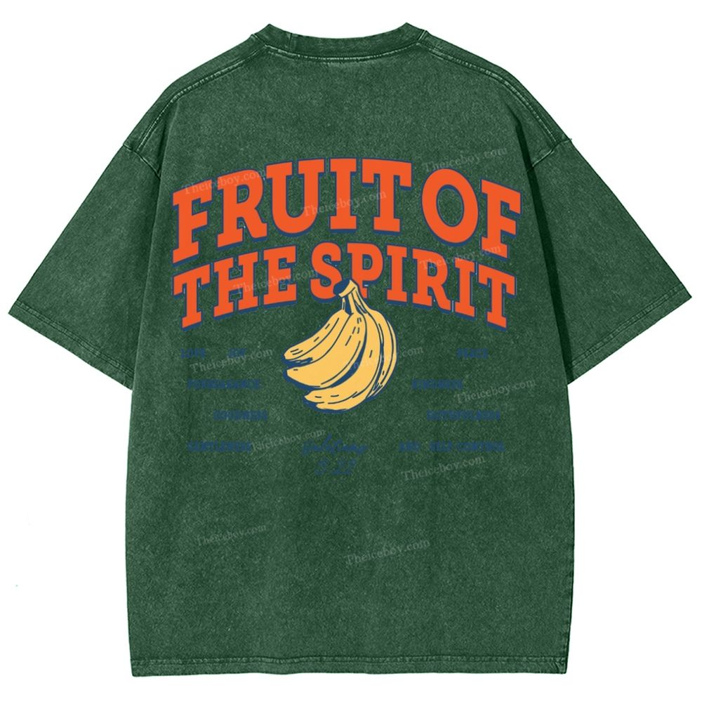 Fruit Of The Spirit Snowflake Vintage Washed T-Shirt