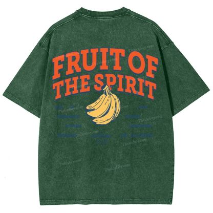 Fruit Of The Spirit Snowflake Vintage Washed T-Shirt