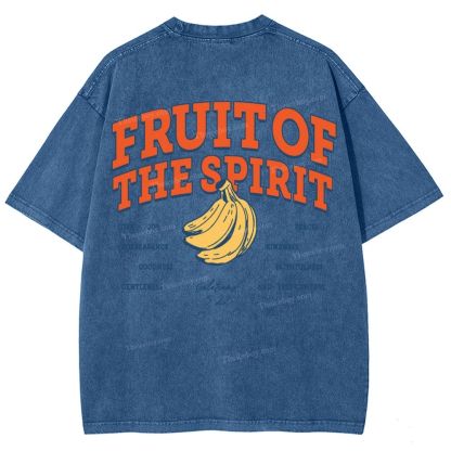 Fruit Of The Spirit Snowflake Vintage Washed T-Shirt