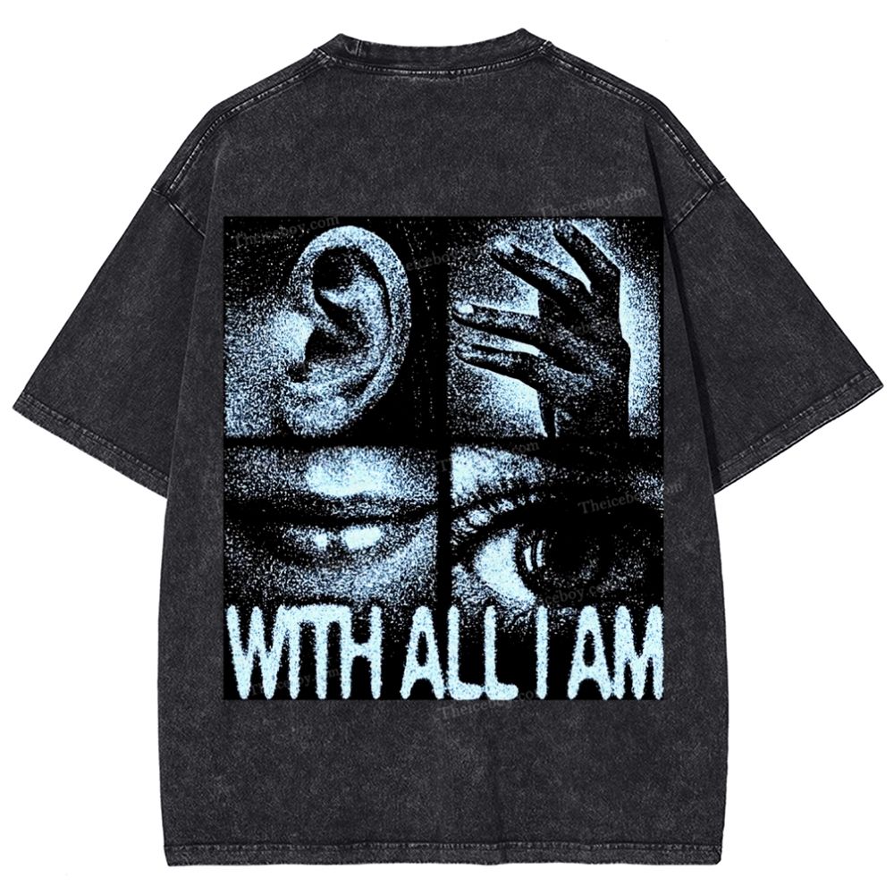 I Love Jesus Snowflake Vintage Washed T-Shirt