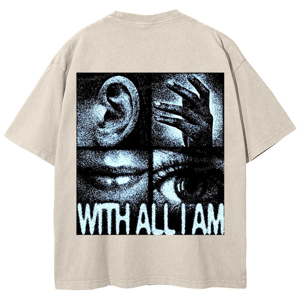 I Love Jesus Snowflake Vintage Washed T-Shirt