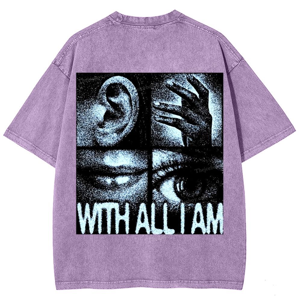 I Love Jesus Snowflake Vintage Washed T-Shirt