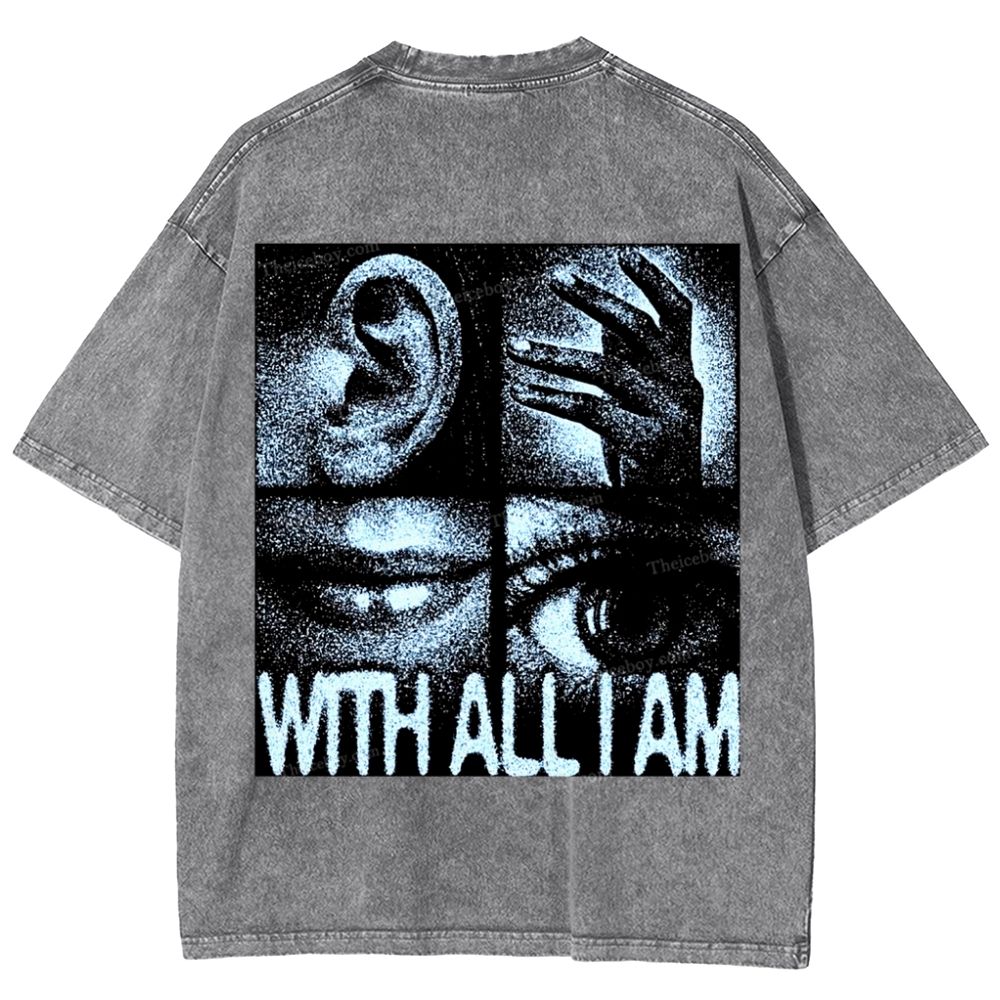 I Love Jesus Snowflake Vintage Washed T-Shirt