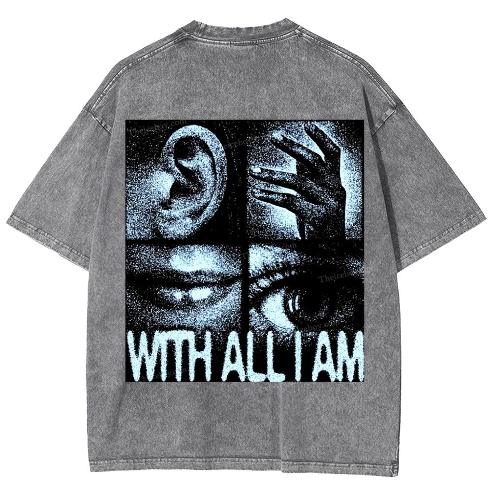 I Love Jesus Snowflake Vintage Washed T-Shirt