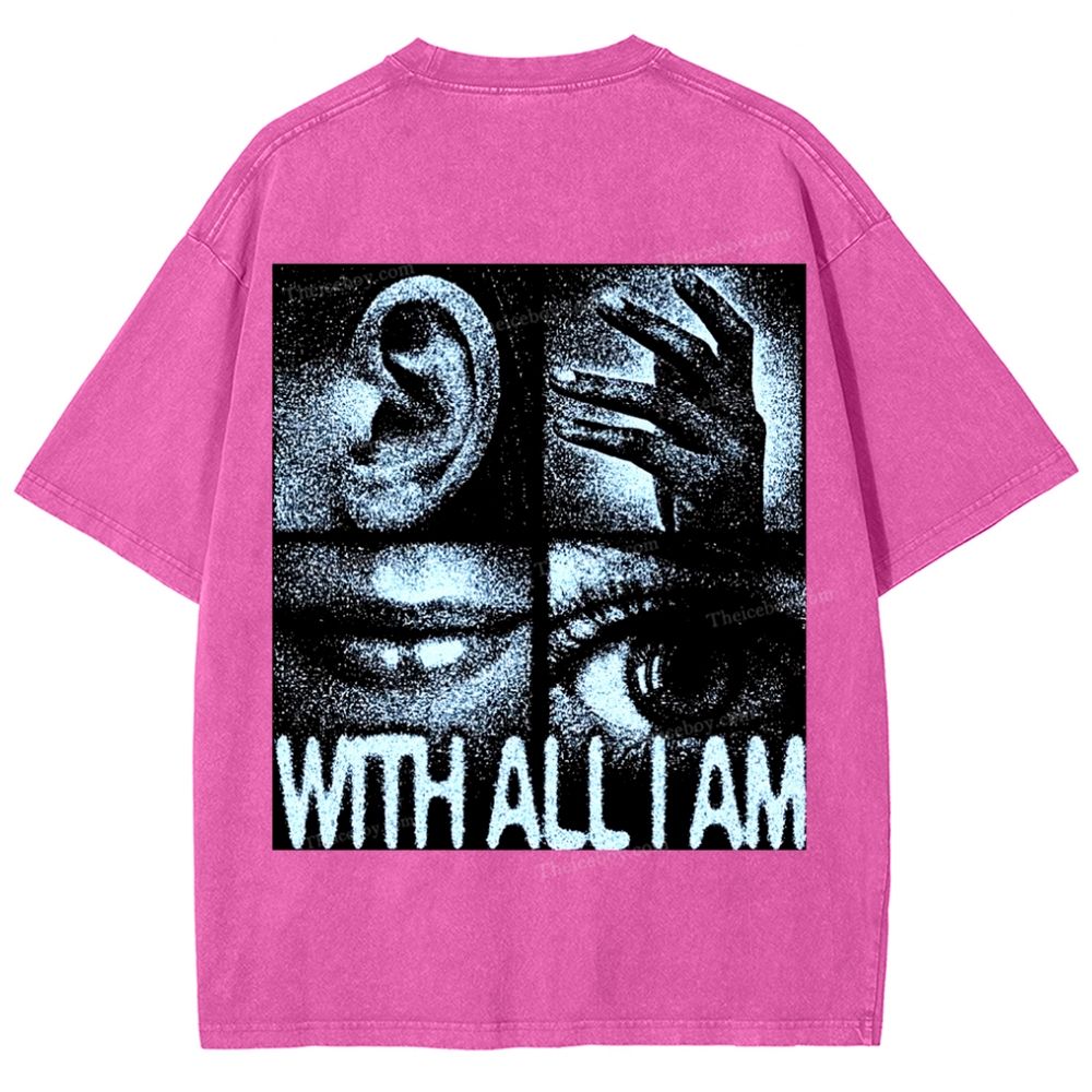 I Love Jesus Snowflake Vintage Washed T-Shirt