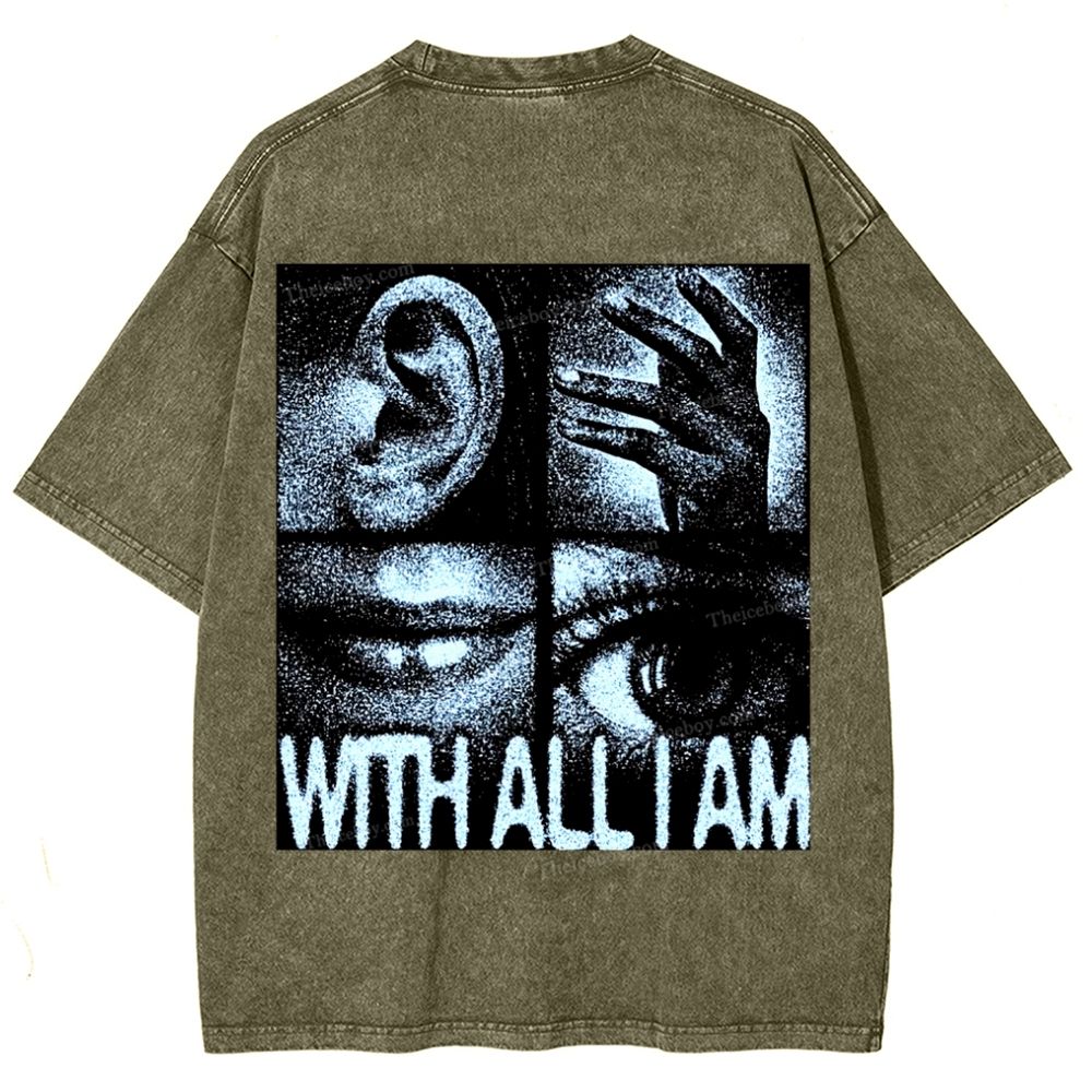 I Love Jesus Snowflake Vintage Washed T-Shirt