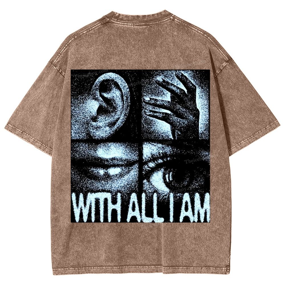 I Love Jesus Snowflake Vintage Washed T-Shirt