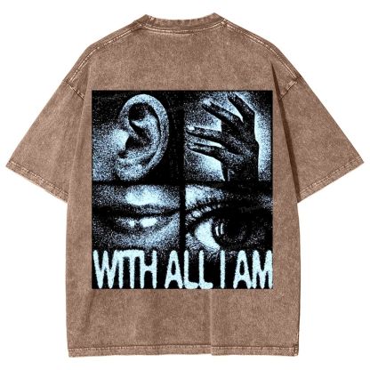 I Love Jesus Snowflake Vintage Washed T-Shirt