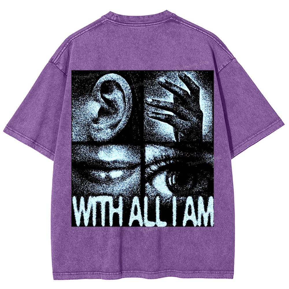 I Love Jesus Snowflake Vintage Washed T-Shirt