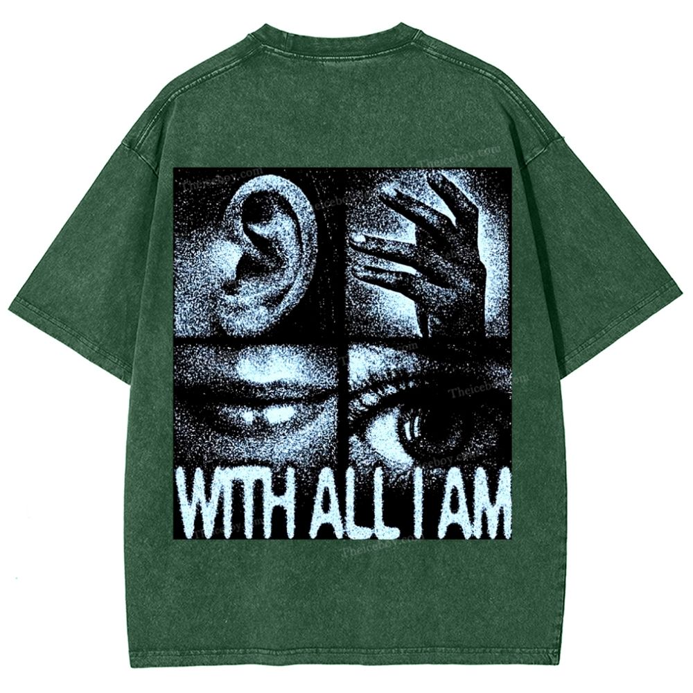 I Love Jesus Snowflake Vintage Washed T-Shirt