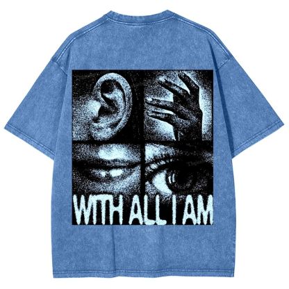 I Love Jesus Snowflake Vintage Washed T-Shirt