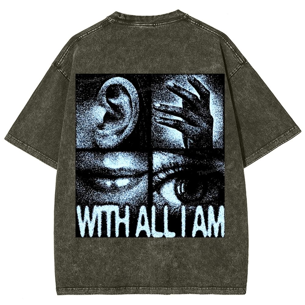 I Love Jesus Snowflake Vintage Washed T-Shirt