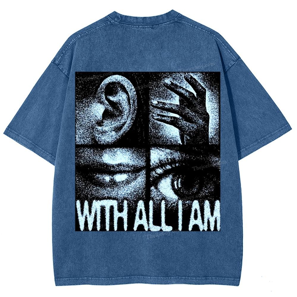 I Love Jesus Snowflake Vintage Washed T-Shirt