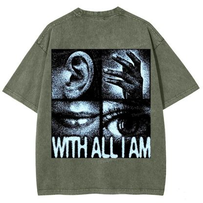 I Love Jesus Snowflake Vintage Washed T-Shirt