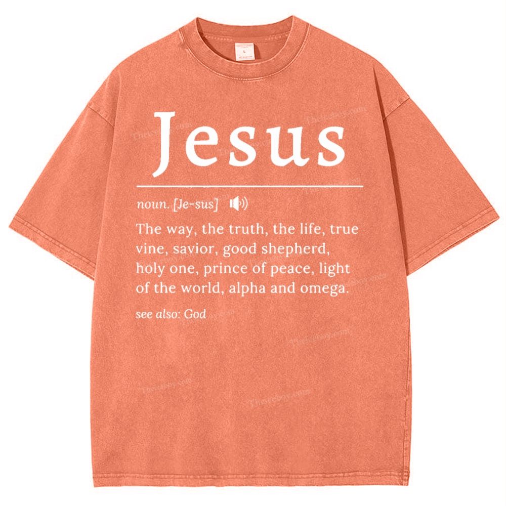 Jesus Snowflake Vintage Washed T-Shirt