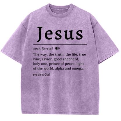 Jesus Snowflake Vintage Washed T-Shirt