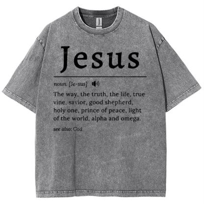 Jesus Snowflake Vintage Washed T-Shirt