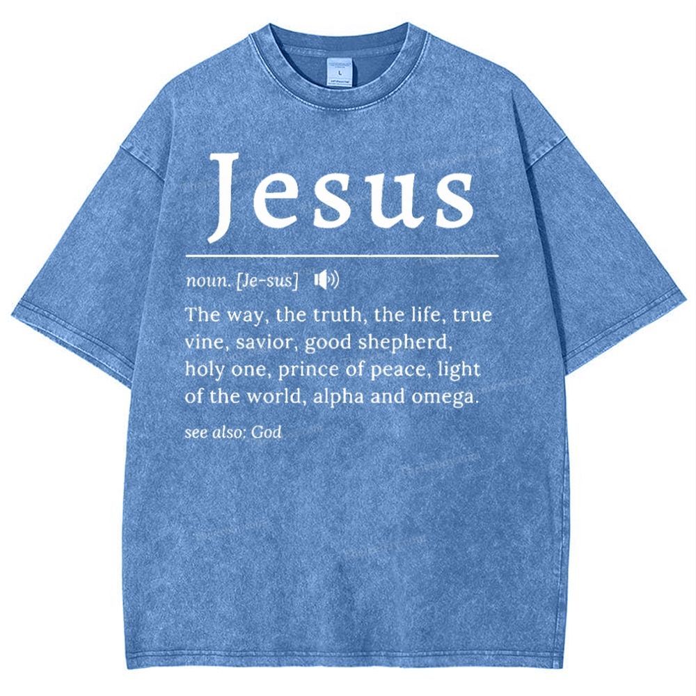 Jesus Snowflake Vintage Washed T-Shirt