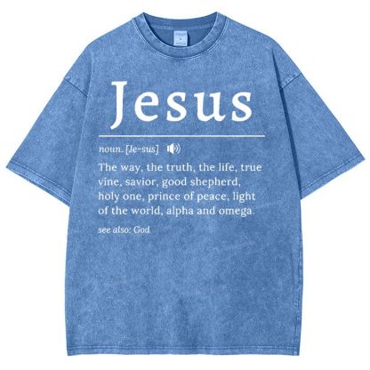 Jesus Snowflake Vintage Washed T-Shirt