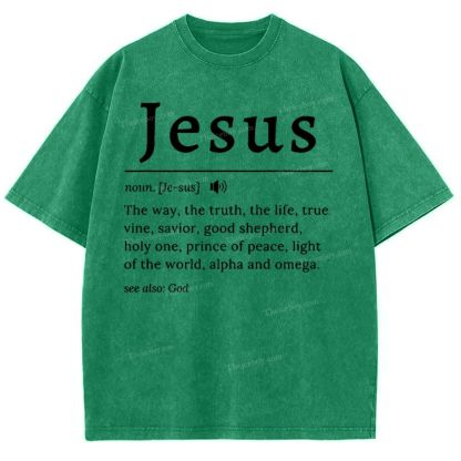 Jesus Snowflake Vintage Washed T-Shirt