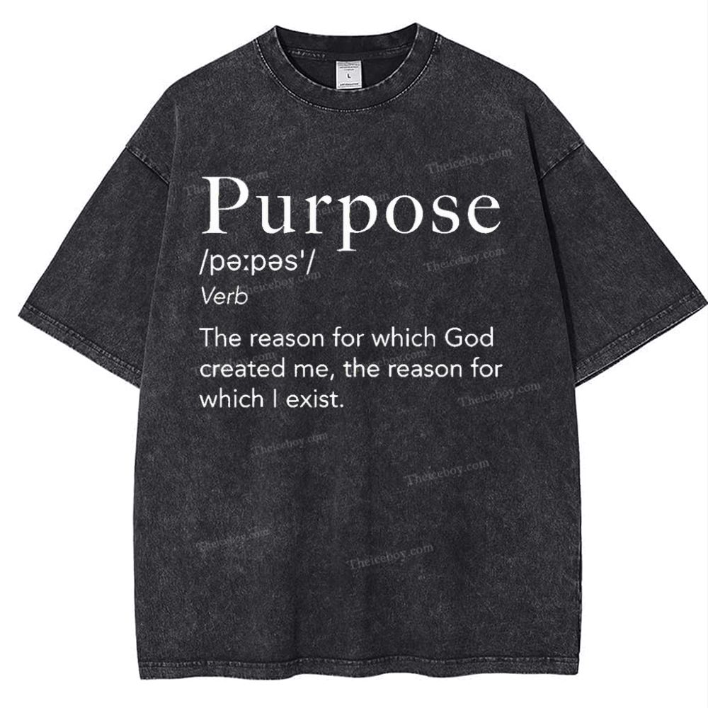 Purpose Snowflake Vintage Washed T-Shirt