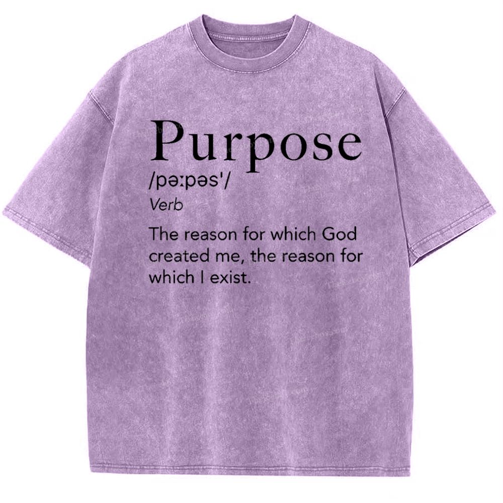 Purpose Snowflake Vintage Washed T-Shirt