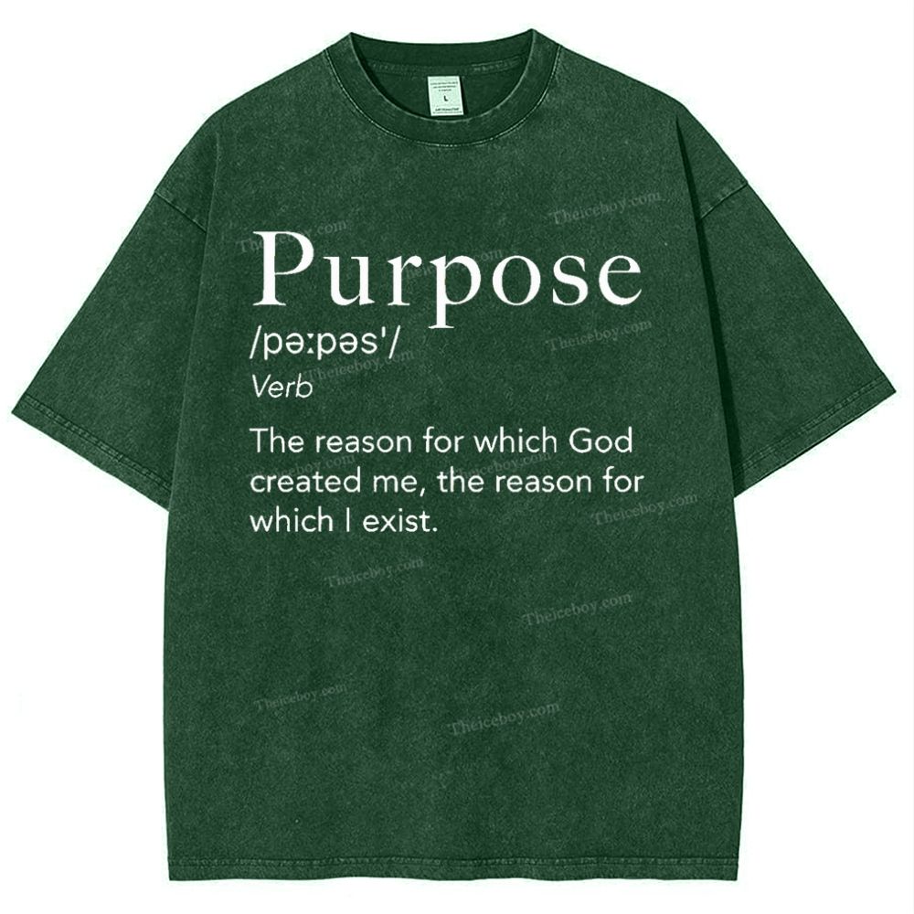 Purpose Snowflake Vintage Washed T-Shirt
