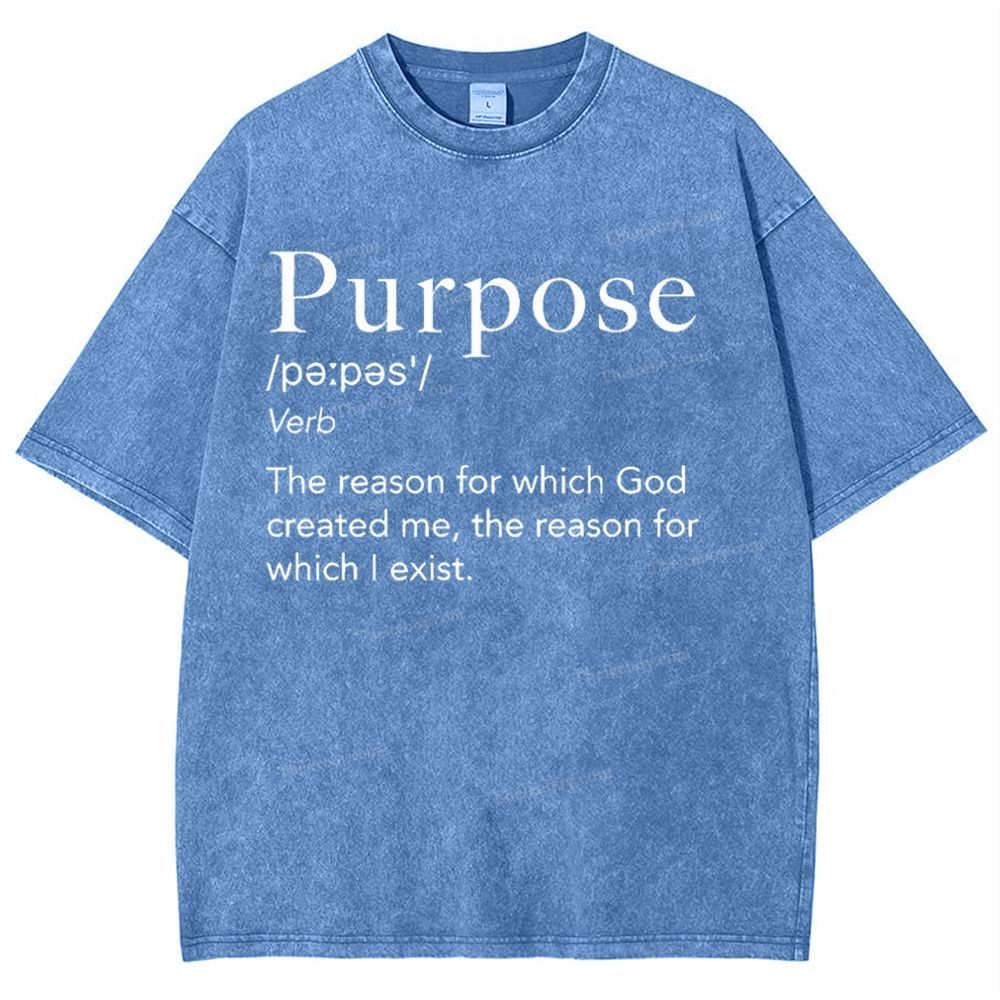 Purpose Snowflake Vintage Washed T-Shirt