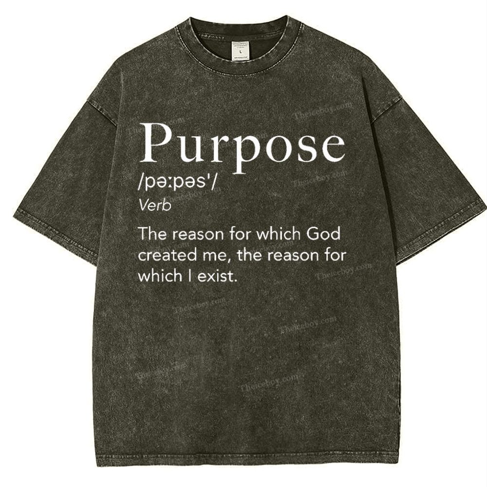 Purpose Snowflake Vintage Washed T-Shirt