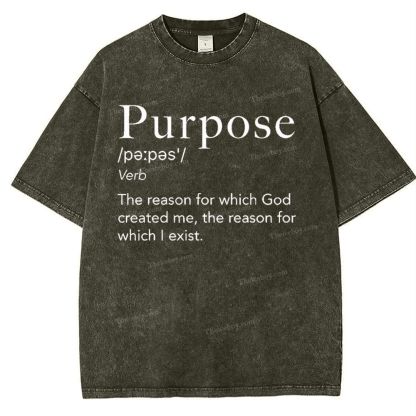 Purpose Snowflake Vintage Washed T-Shirt