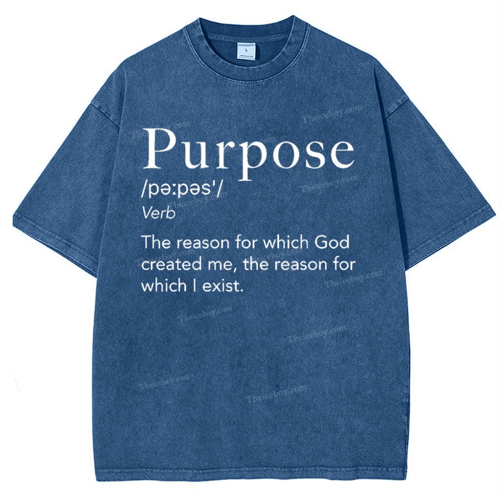 Purpose Snowflake Vintage Washed T-Shirt