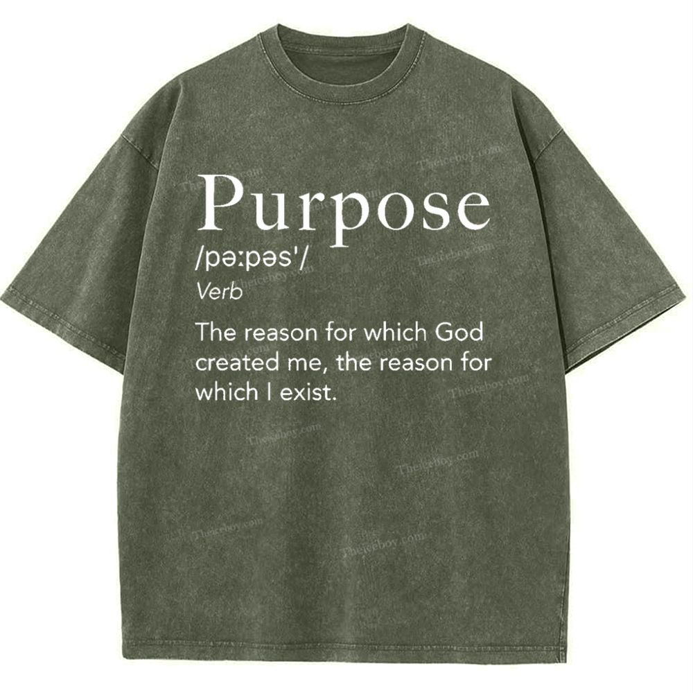 Purpose Snowflake Vintage Washed T-Shirt
