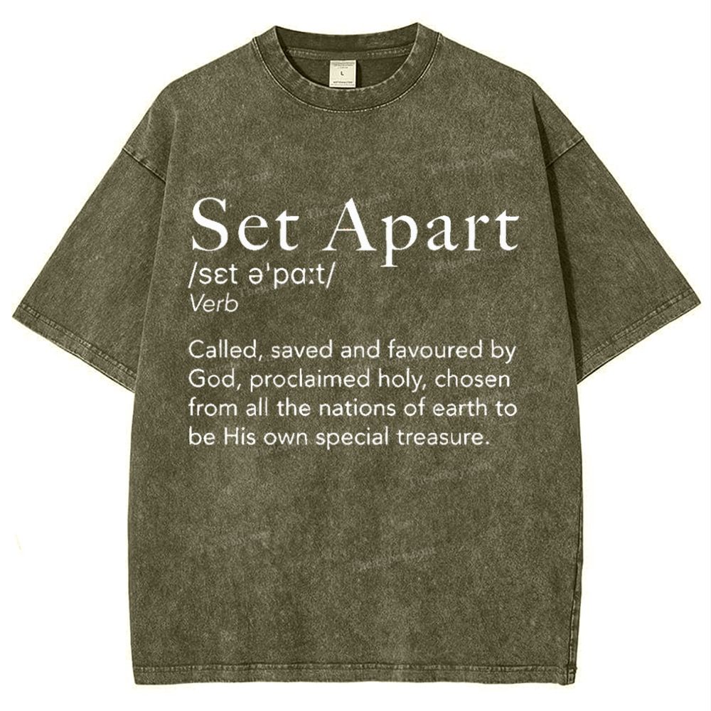 Set Apart Snowflake Vintage Washed T-Shirt