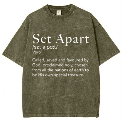 Set Apart Snowflake Vintage Washed T-Shirt