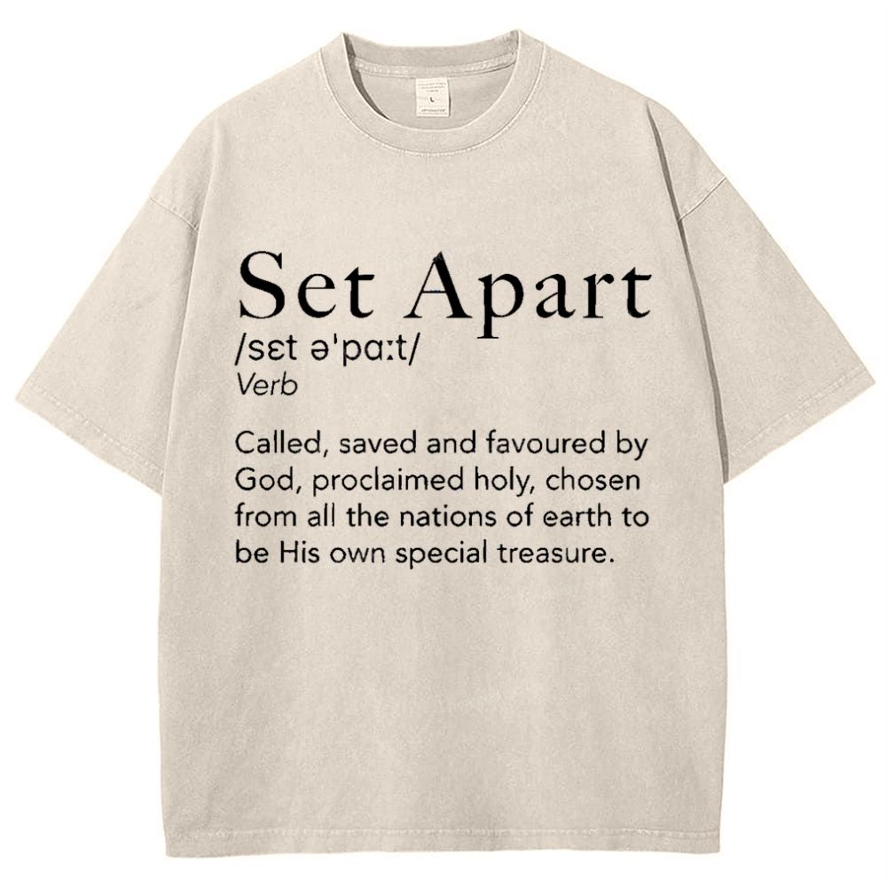 Set Apart Snowflake Vintage Washed T-Shirt