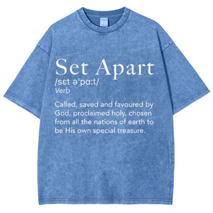 Set Apart Snowflake Vintage Washed T-Shirt